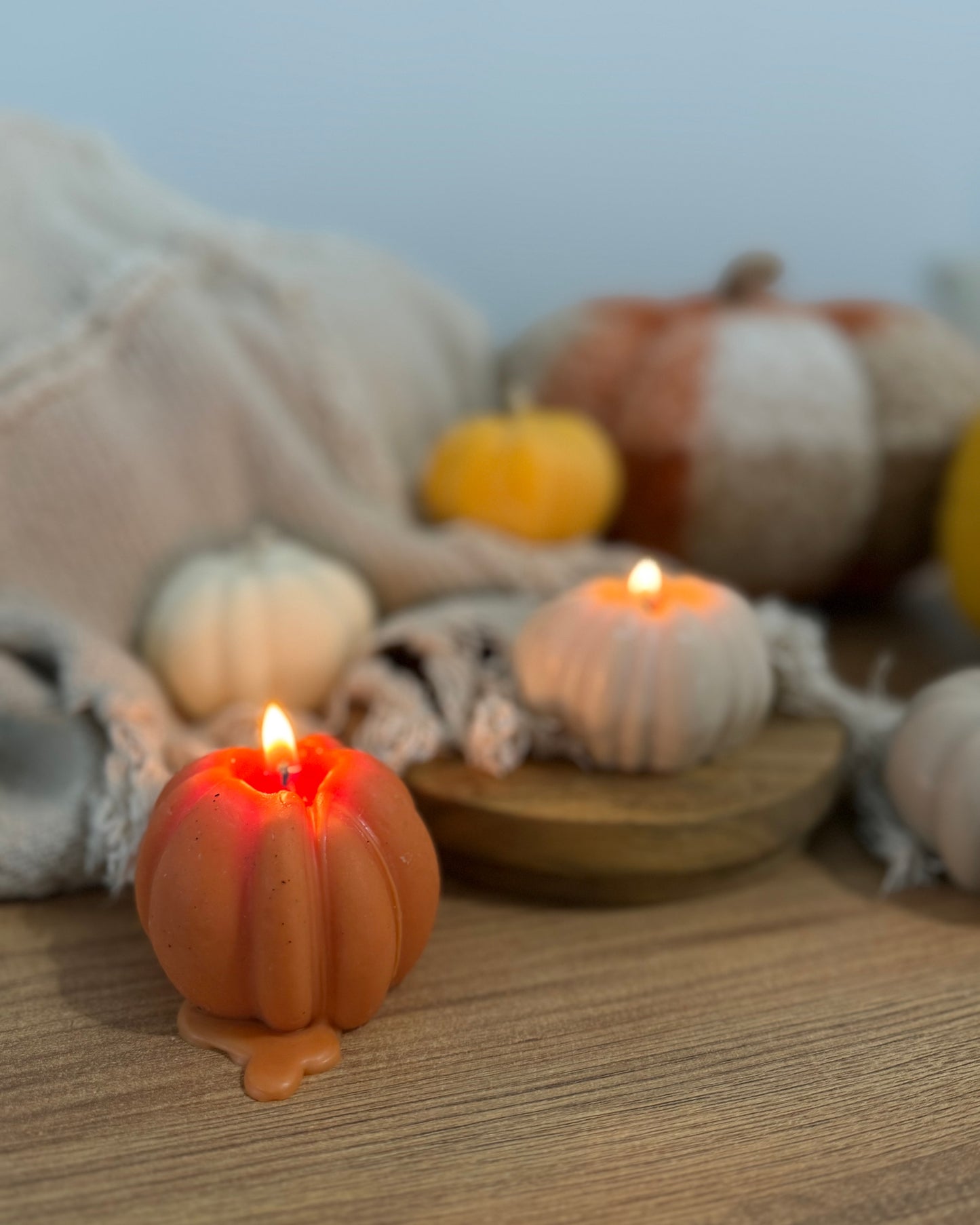 Classic pumpkin candle