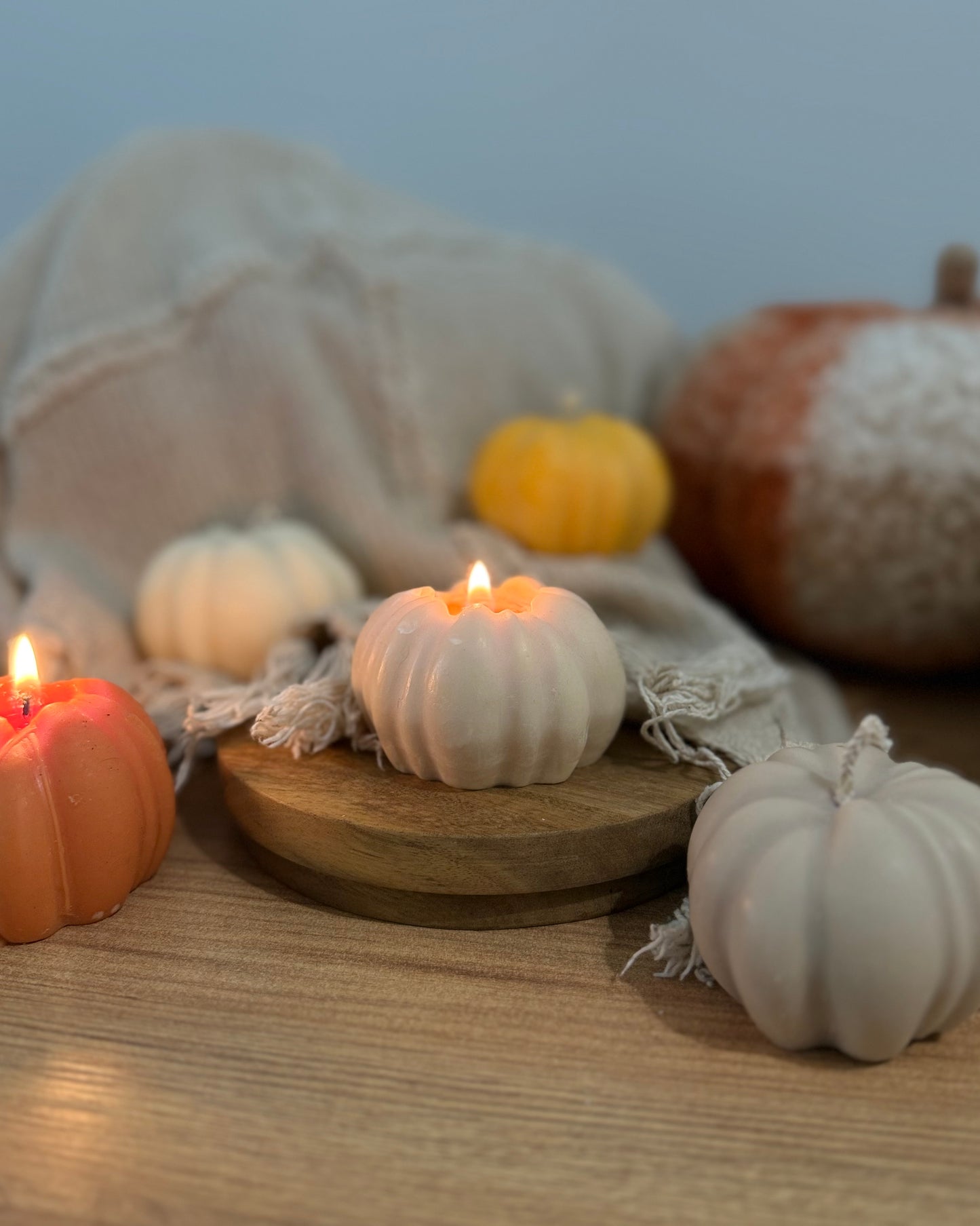 Classic pumpkin candle