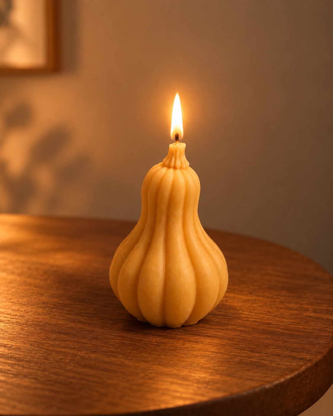 Hervest pumpkin candle